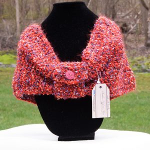 Simply Beautiful Handmade Cowl with Removable Button Flap
