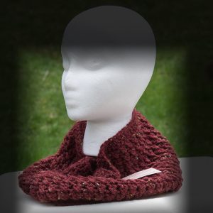 stylish and functional handmade crochet cowl