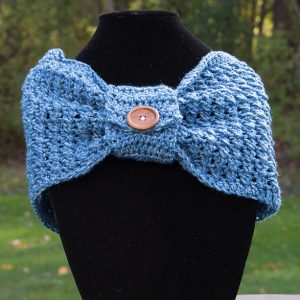 Beautiful Handmade Cowl with Removable Button Flap