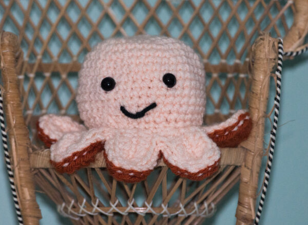 Crochet Amigurumi Reversible Mood Octopus - Image 3