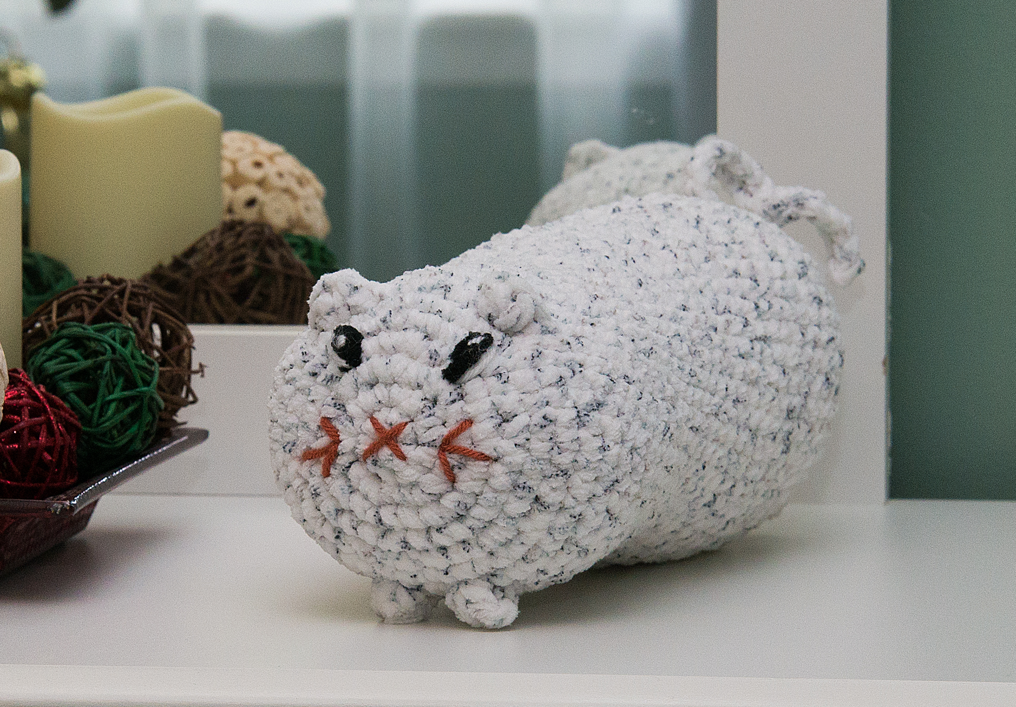 Amigurumi loaf cat