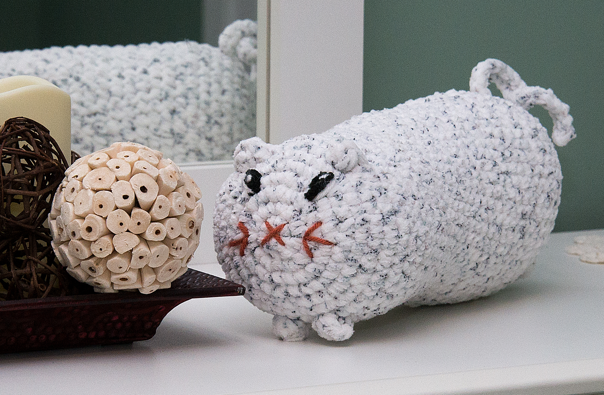 Amigurumi loaf cat