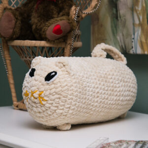 Handmade Amigurumi Loaf Cat